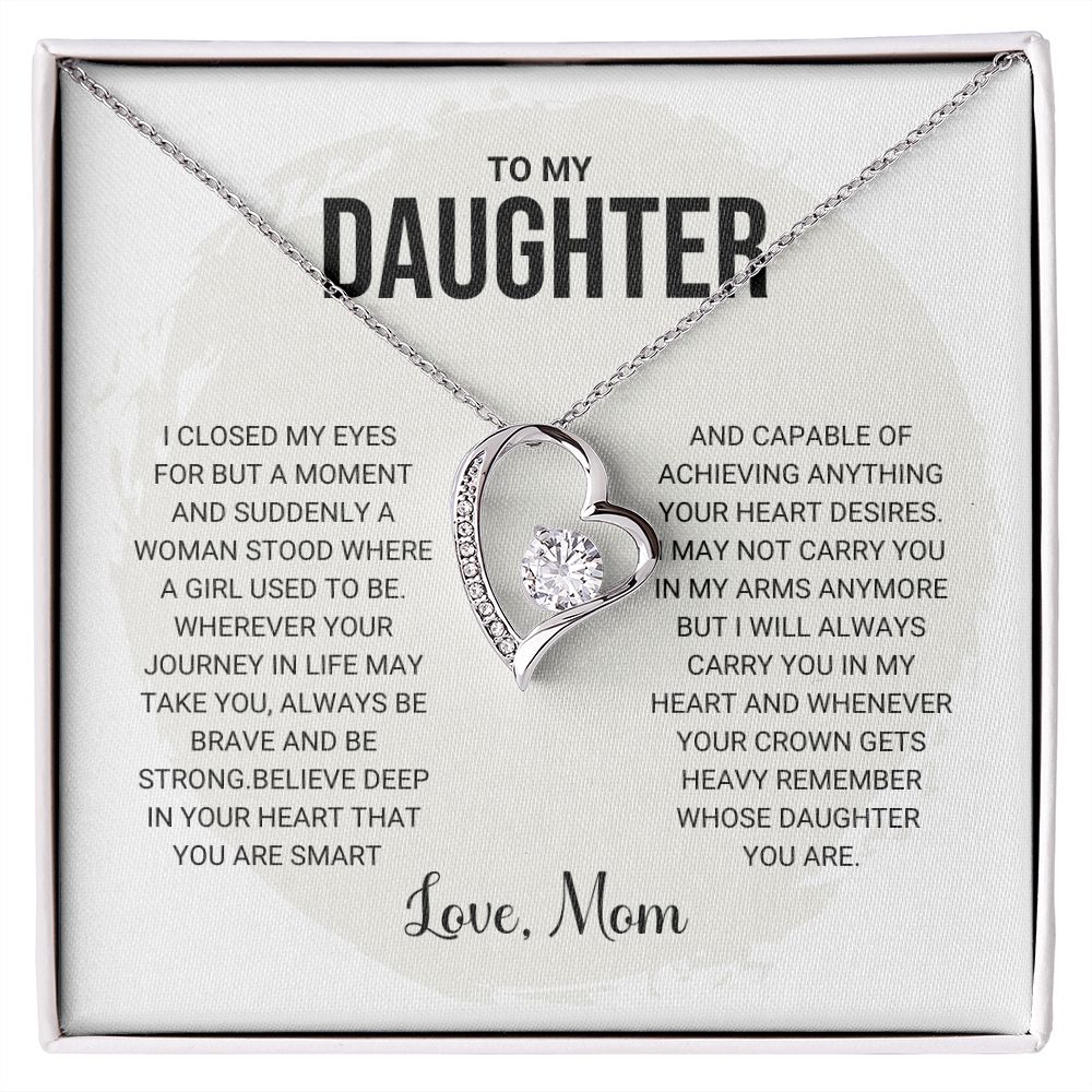 To My Daughter - Forever Love Necklace