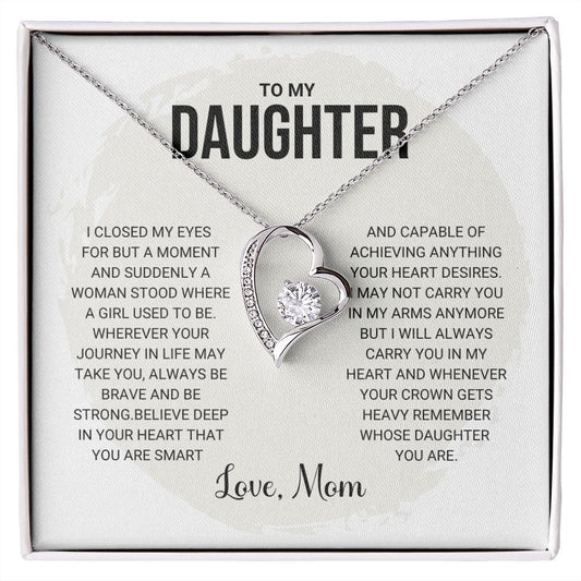 To My Daughter - Forever Love Necklace