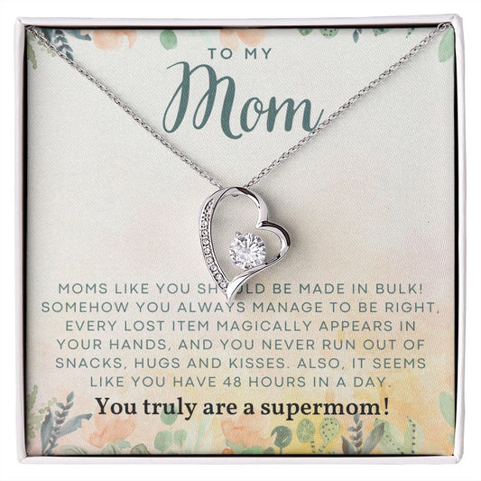 To My Mom - Forever Love Necklace