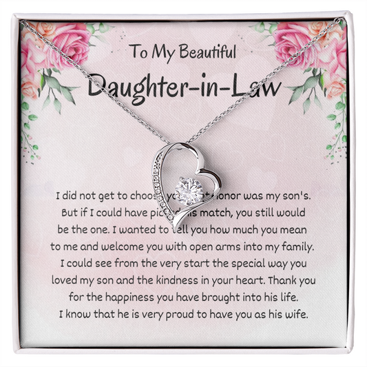 Daughter-in-Law - You still would Be - Forever Love Necklace