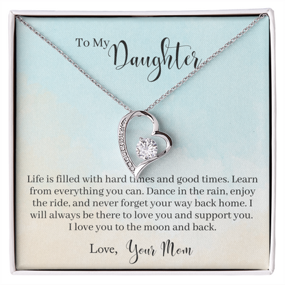 Daughter - Learn from Everything - Forever Love Necklace