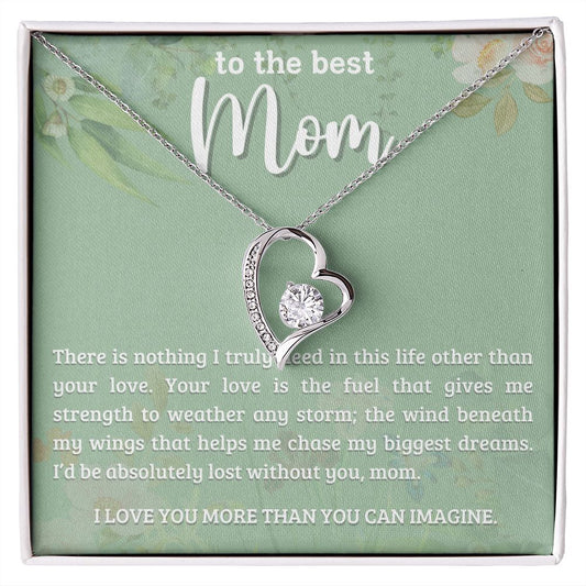 To The Best Mom - Forever Love Necklace
