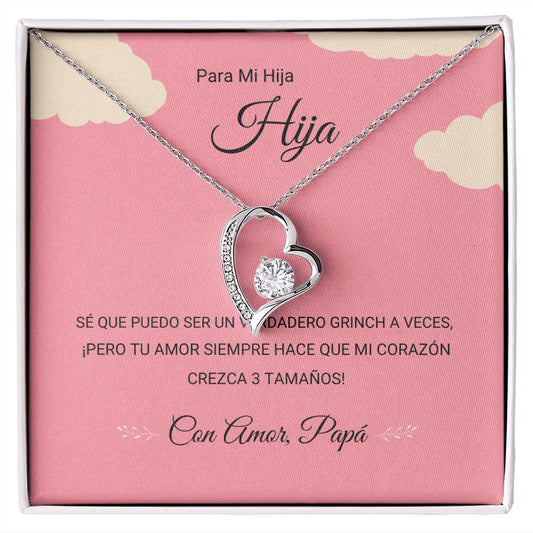 Para Mi Hija - Para Siempre Amor Collar