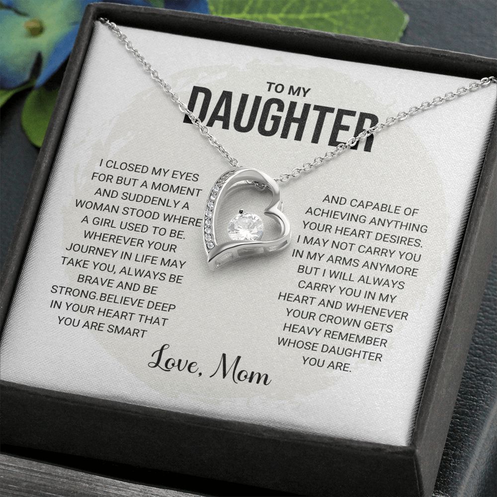 To My Daughter - Forever Love Necklace