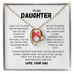 To My Daughter - Forever Love Necklace