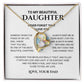 To My Beautiful Daughter - Forever Love Necklace