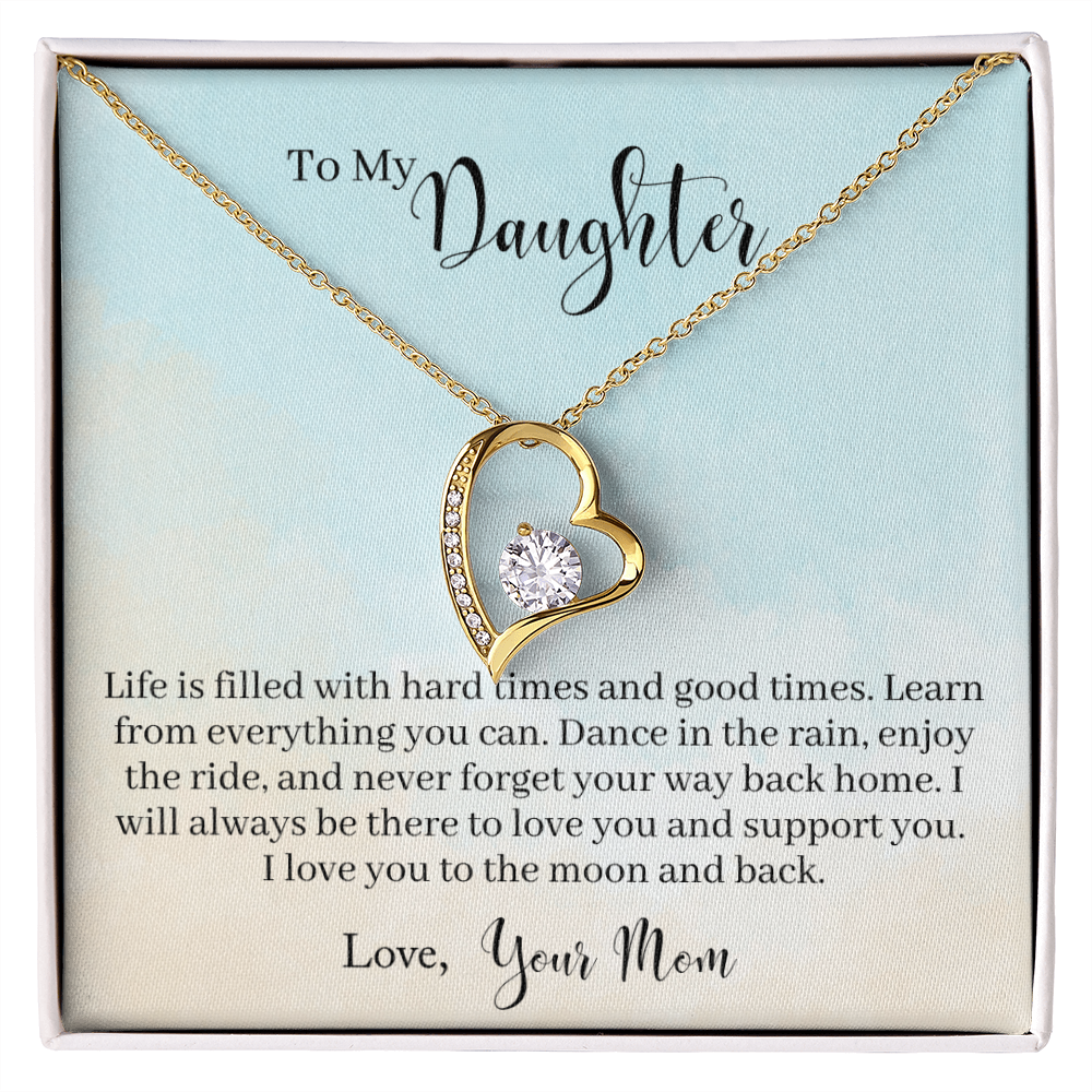 Daughter - Learn from Everything - Forever Love Necklace