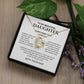 To My Beautiful Daughter - Forever Love Necklace