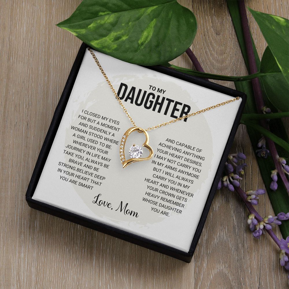 To My Daughter - Forever Love Necklace