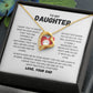 To My Daughter - Forever Love Necklace