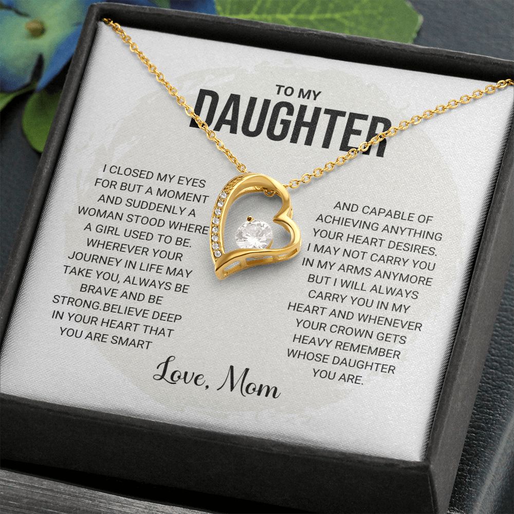 To My Daughter - Forever Love Necklace