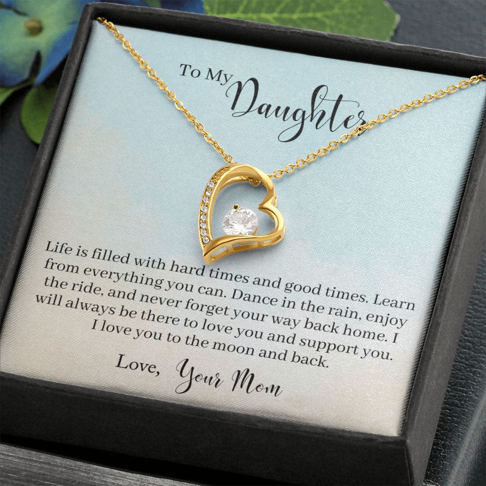 Daughter - Learn from Everything - Forever Love Necklace